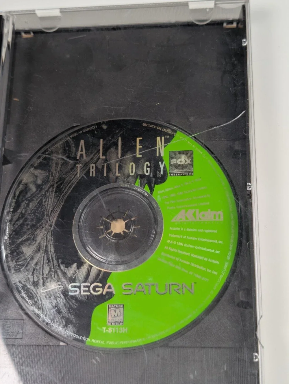 Alien Trilogy Sega Saturn CIB Original Longbox Manual Nr Mint Disc +Registration